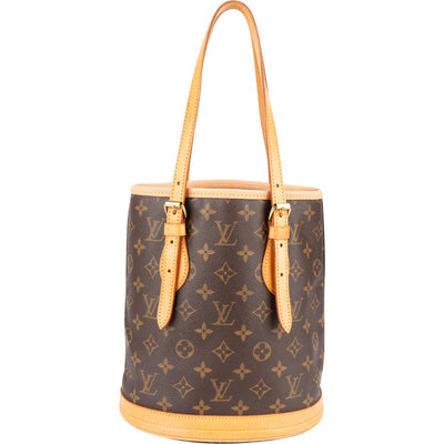 Louis Vuitton Monogram Canvas Bucket PM Shoulder Bag