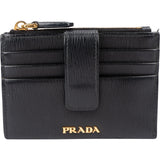 Prada Vitello Move Leather Card Holder Wallet