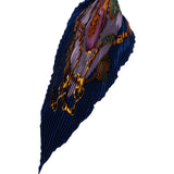 Hermès Astres Et Soleils Plissé Tuch Scarf