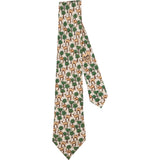Hermès Camel Palm Tree Print Tie Krawatte