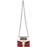 Gucci Tricolor Leather Dionysus Crystal Snake Small Crossbody Bag