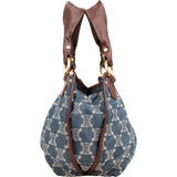 Céline Denim Macadam Monogram Hobo Shoulder Bag