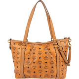MCM Monogram Visetos Satchel Shoulder Bag