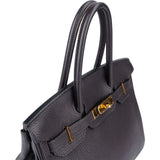 Hermès Prunoir Deep Blue Togo Leather Birkin 30 Handbag