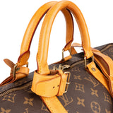 Louis Vuitton Monogram Canvas Keepall 50 Bandoulière Travel Bag