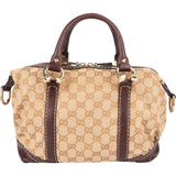 Gucci Monogram GG Boston Handbag