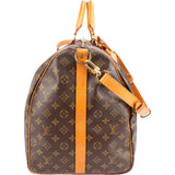 Louis Vuitton Monogram Canvas Keepall 60 Bandoulière Travel Bag