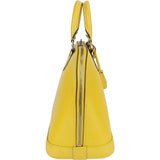 Louis Vuitton Yellow Epi Leather Alma PM Handbag