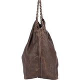 Chanel Aged Calfskin Modern Chain CC Tote Shoulder Bag