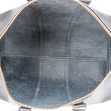 Louis Vuitton Noir Epi Leather Keepall 45 Travel Bag