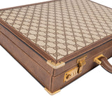Gucci Monogram GG Supreme Canvas Vintage Briefcase Business Aktenkoffer
