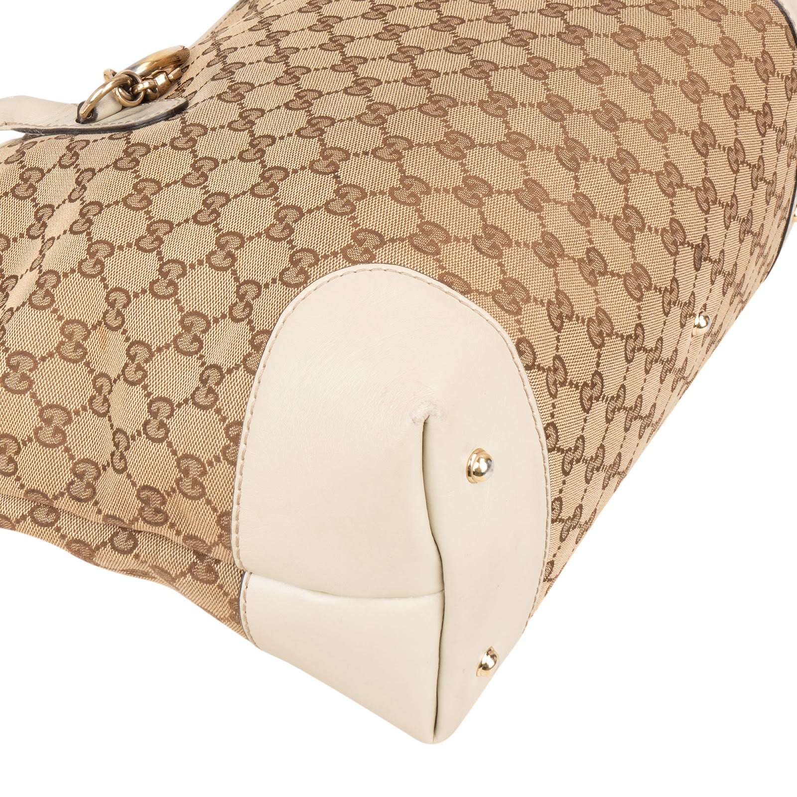 Gucci Monogram GG Charmy Tote Handbag - vintageandkickz