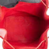 Louis Vuitton Red Epi Leather Sac Noé Petit Shoulder Bag