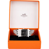 Hermès Silver Tone Heure H HH1.210 Women Watch