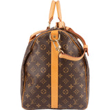 Louis Vuitton Monogram Canvas Keepall 55 Bandoulière Travel Bag