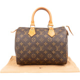 Louis Vuitton Monogram Canvas Speedy 25 Handbag