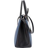 Prada Bicolor Saffiano Leather Galleria Handbag