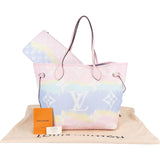 Louis Vuitton Monogram Giant Escale Neverfull MM Shoulder Bag