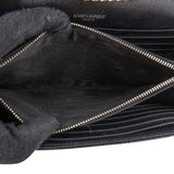 Yves Saint Laurent Grain de Poudre Quilted Leather Wallet On Chain Crossbody Bag