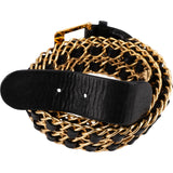 Chanel Woven Leather Chain Belt