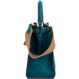 Fendi Suede Peekaboo Handbag