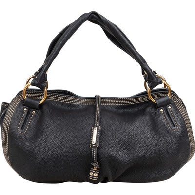 Celine Pebbled Leather Bittersweet Handbag