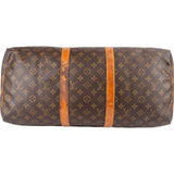 Louis Vuitton Monogram Canvas Keepall 50 Travel Bag