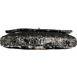 Miu Miu Bicolor Sequin Flap Hobo Shoulder Bag