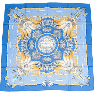 Hermès Railing Silk 90 Scarf Tuch
