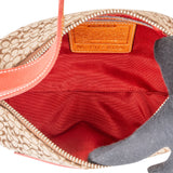 Coach Monogram Signature Demi Pochette Shoulder Bag