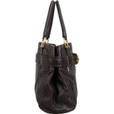 Burberry Pebbled Leather Baynard Tote Handbag