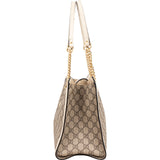 Gucci Monogram GG Supreme Medium Padlock Shoulder Bag