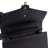 Gucci Black Leather Medium Sylvie Shoulder Bag