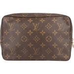 Louis Vuitton Canvas Monogram Trousse Toilette 23 Clutch - vintageandkickz