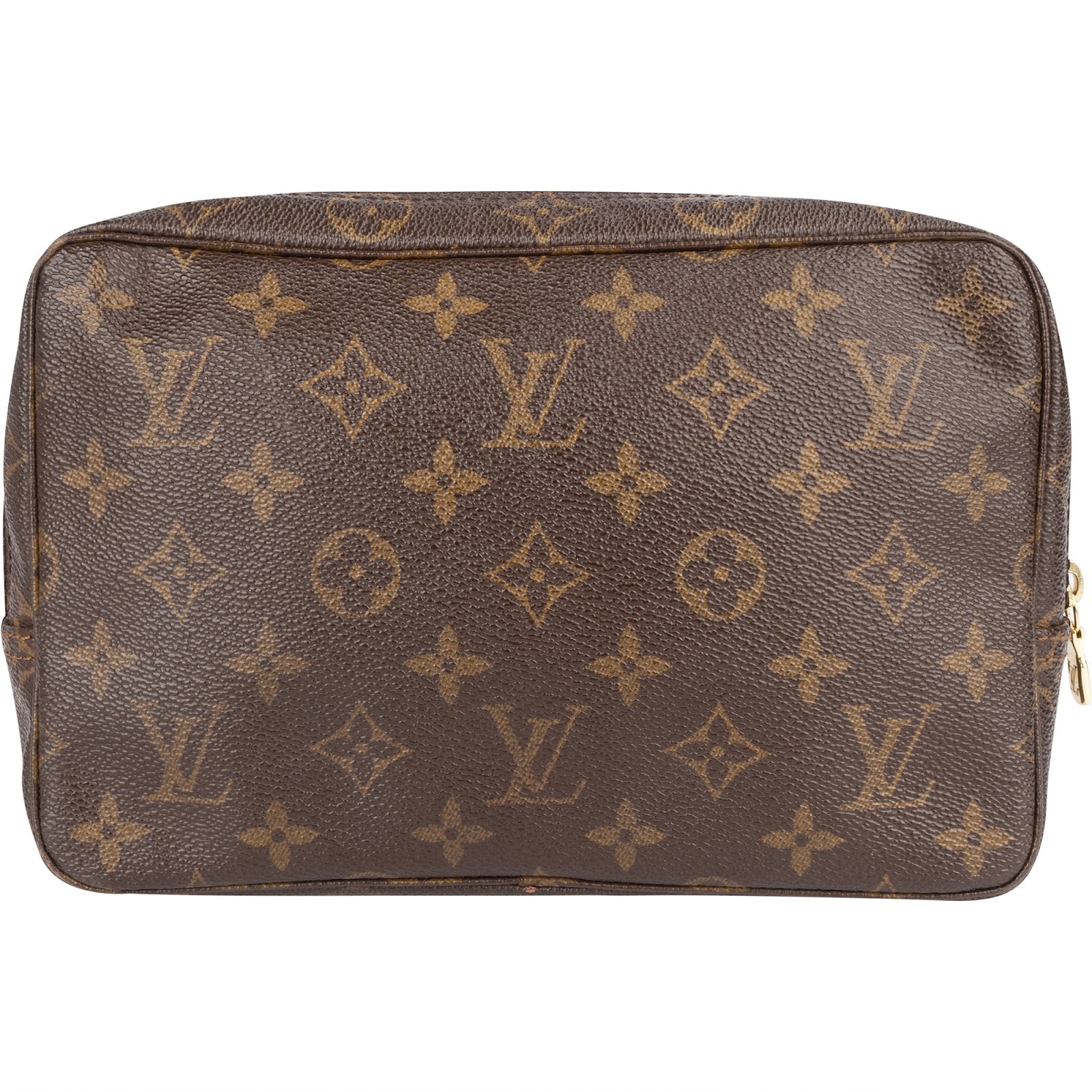 Louis Vuitton Canvas Monogram Trousse Toilette 23 Clutch - vintageandkickz
