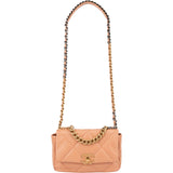 Chanel 19 Quilted Lambskin Chanel Single Flap Shoulder Bag