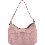 Fendi Monogram FF Croissant Buckle Shoulder Bag