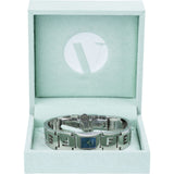 Fendi Silver Tone Orologi Chain Emblem Mania 3150L Woman Watch