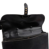 Hermès Noir Courchevel Leather Sac à Dépêches Business Handbag