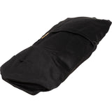 Prada Black Satin Pleated Clutch