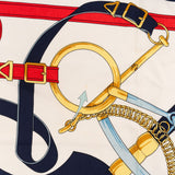 Hermès Eperon d'Or Silk 90 Scarf Tuch