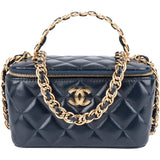 Chanel Quilted Lambskin Vanity CC Crossbody Bag