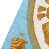 Hermès Fêtes et Combats Silk Carre 90 Scarf Tuch