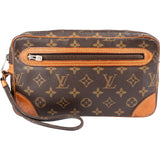 Louis Vuitton Canvas Monogram Marly Dragonne Clutch