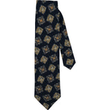 Giorgio Armani Bear Head Pattern Silk Tie Krawatte