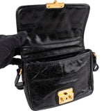 Miu Miu Quilted Vitello Shine Leather Small Coffer Crossbody Bag