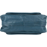 Chloé Bleu Grained Leather Paraty Shoulder Bag