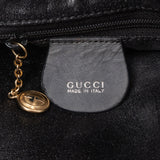 Gucci Suede & Leather Bamboo Top Handle Handbag