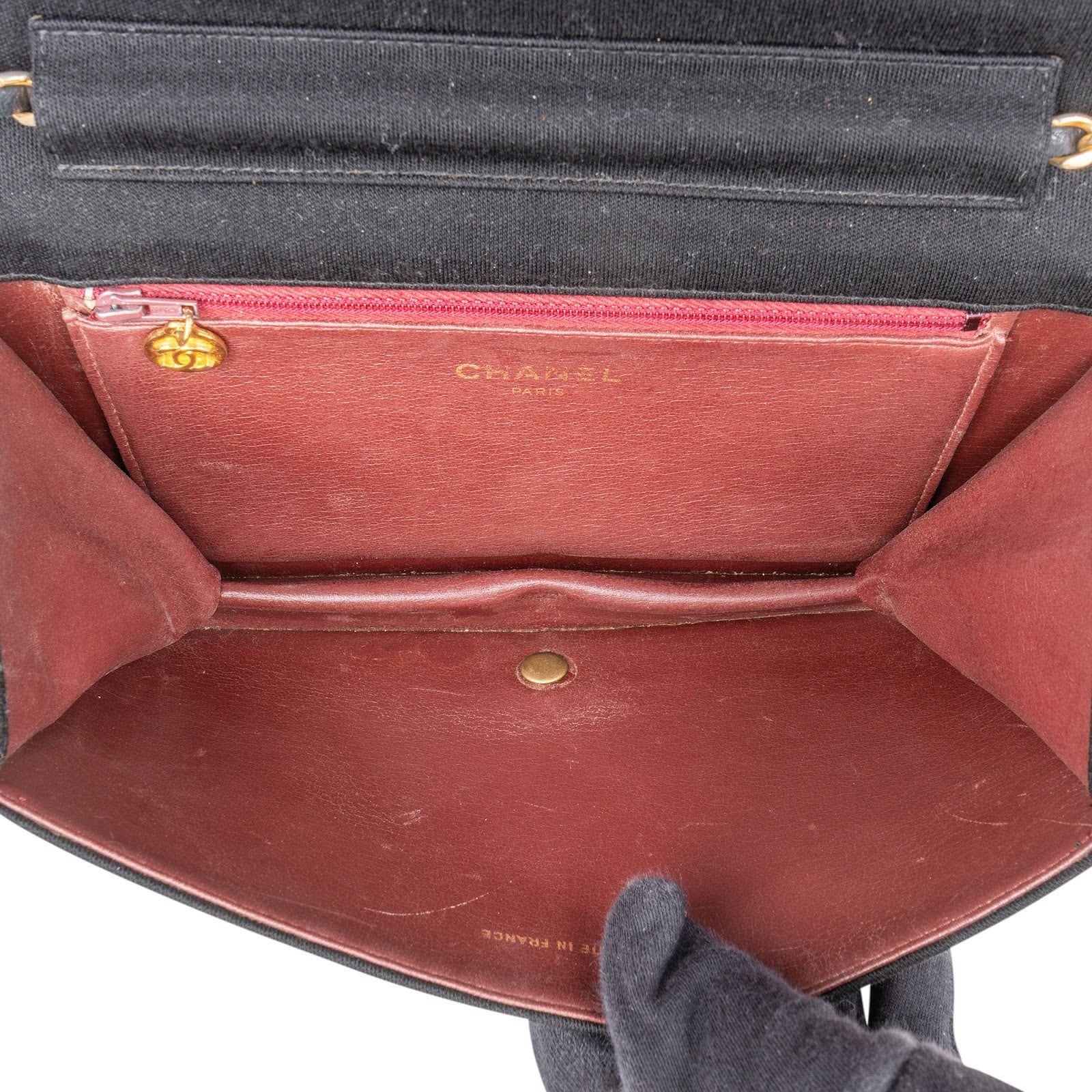 [🔄️B14 / F17] Chanel Quilted Cotton Medium Single Flap Crossbody Bag - vintageandkickz