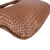 Bottega Veneta Brown Intrecciato Leather Belly Hobo Shoulder Bag